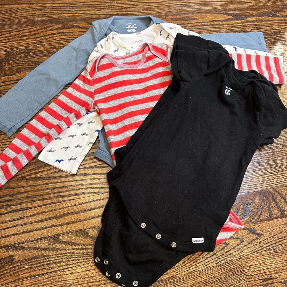 8 piece bundle size 24month onesies